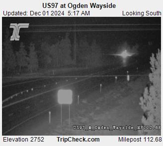 Traffic Cam US 97 at Ogden Wayside